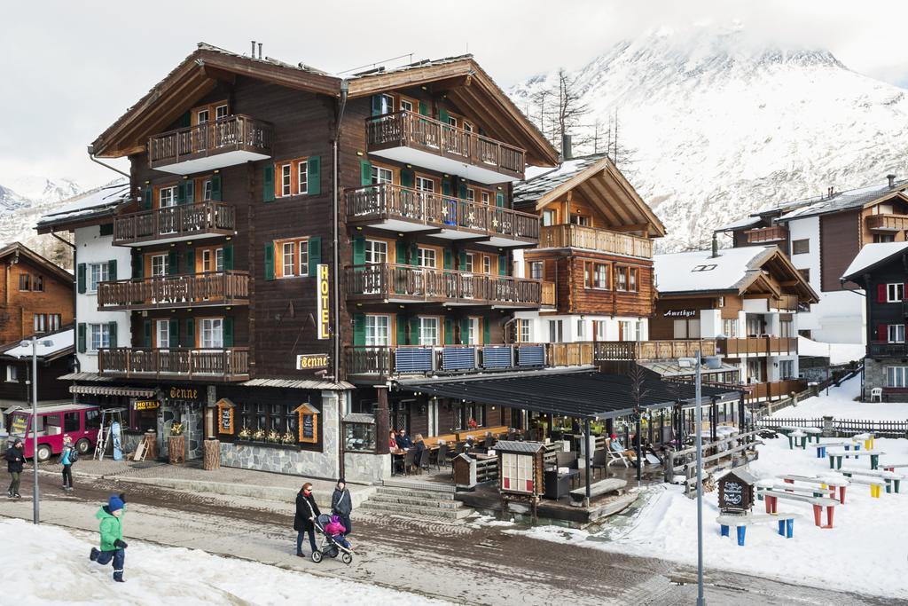 Hotel Tenne Saas-Fee Bagian luar foto